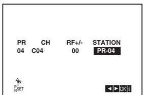 JVC HR-XV45SEF - Tourner les stations TV manuelles - 7