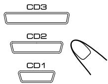 JVC MX-GB6 - Press one of the disc number buttons (CD1, CD2 or CD3) for the disc you want to start to play from. - 1