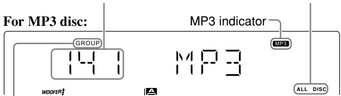JVC MX-GB6 - Press REPEAT repeatedly so that the ALL DISC indicator lights up on the display. - 7