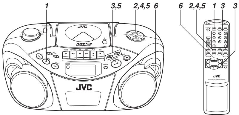 JVC RC-EX30BE - Reproducción programada - 1