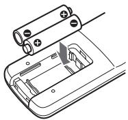 JVC RC-EX30BE - Inserimento delle pile - 2