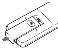 JVC RC-EX30BE - Legen Sie zwei Batterien der Größe AAA (UM-4)/R03 ein (mitgeliefert). - 2