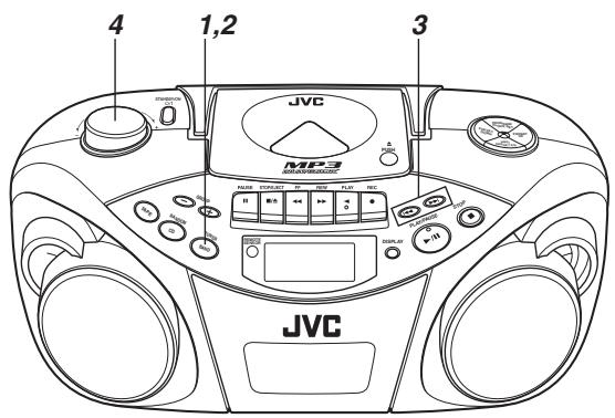 JVC RC-EX30BE - Tuning in a station - 1