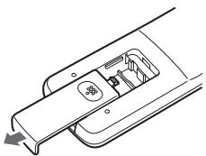 JVC RC-EX30BE - Batterijen plaatsen - 1