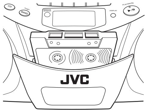 JVC RC-EX30BE - Inserimento di una cassetta - 1