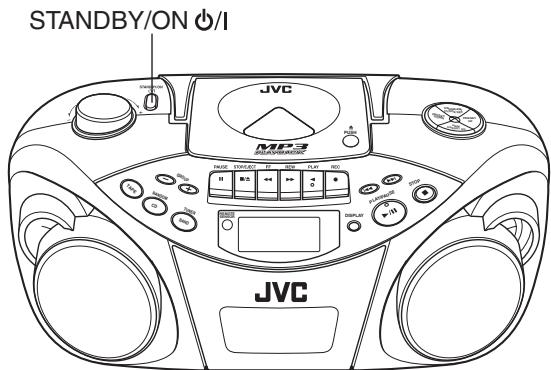 JVC RC-EX30BE - HET APPARAAT AAN/UIT ZETTEN - 1