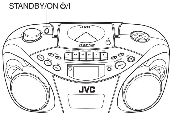 JVC RC-EX30BE - ACCENSIONE/SPEGNIMENTO DELL'APPARECCHIO - 1