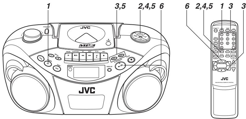 JVC RC-EX30BE - Riproduzione programmata - 1