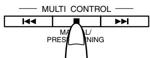 JVC RD-T70R - Press the button on the Unit to select the tuning mode (Manual or Preset). - 1