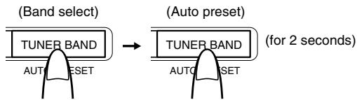 JVC RD-T70R - Auto Presetting (Using the Unit) — - 1