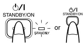 JVC RD-T70R - Turning the Unit Standby - 1