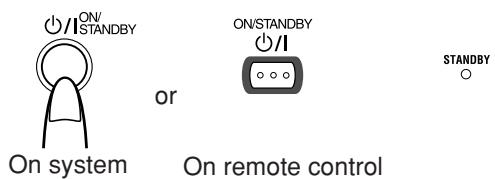 JVC RV-NB10B - Press ON/STANDBY. - 1