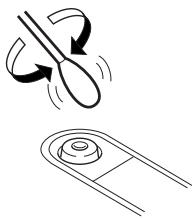JVC RV-NB10W - Cleaning the lens - 2