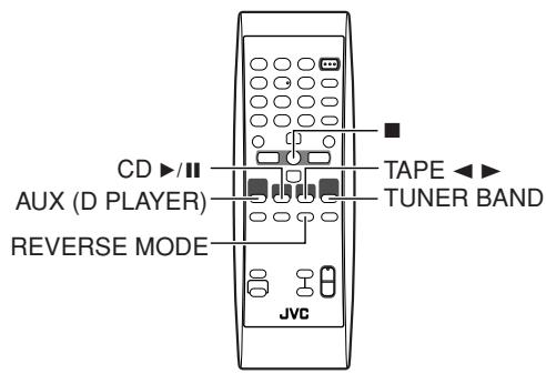 JVC RV-NB10W - Press REVERSE MODE. - 1