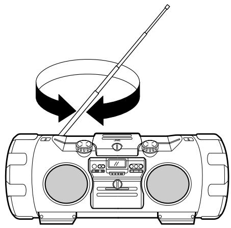 JVC RV-NB10W - Notice: To adjust the reception condition - 1