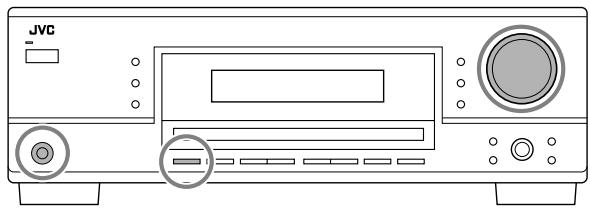 JVC RX-5042S - Adjusting the Volume - 1