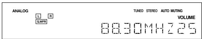 JVC RX-5042S - Press FM/AM TUNING  or  repeatedly until you find the frequency you want. - 1