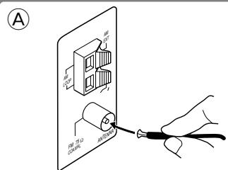 JVC RX-5042S - FM antenna connections - 2