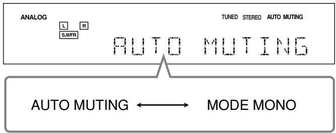 JVC RX-5050B - While listening to an FM station, press FM MODE. - 1