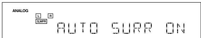 JVC RX-5050B - Turn MULTI JOG until a setting you want appears on the display. - 1