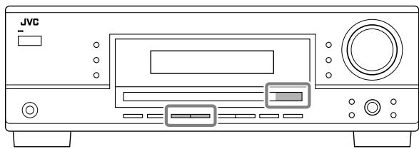 JVC RX-5050B - Tuning in to Stations Manually - 2