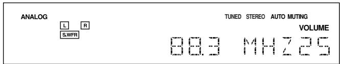 JVC RX-5050B - Press FM/AM TUNING ▲ or ▼ repeatedly until you find the frequency you want. - 1