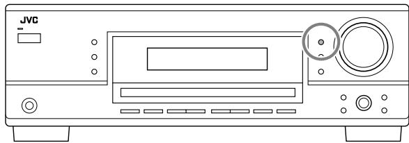 JVC RX-5050B - Changing the Display Brightness - 1
