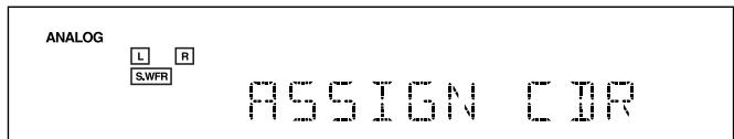 JVC RX-5050B - When changing the source name from “TAPE” to “CDR”: - 1