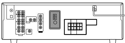 JVC RX-5050B - Connecting the FM and AM Antennas - 1