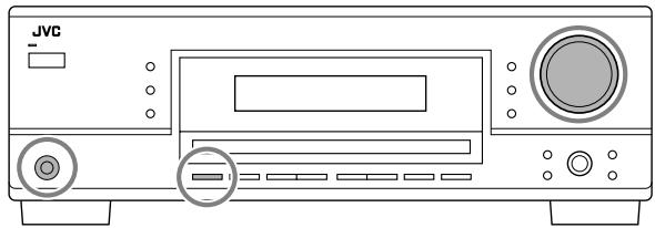 JVC RX-5050B - Adjusting the Volume - 1
