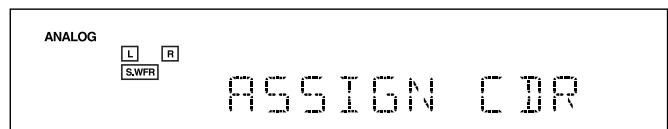 JVC RX-6042S - When changing the source name from “TAPE” to “CDR”: - 1