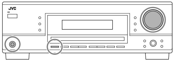 JVC RX-6042S - Adjusting the Volume - 1