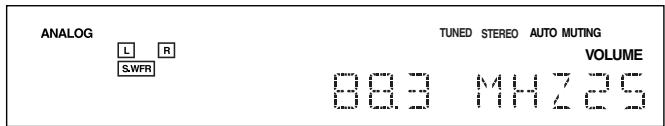JVC RX-6042S - Press FM/AM TUNING ▲ or ▼ repeatedly until you find the frequency you want. - 1