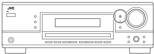 JVC RX-6042S - Changing the Display Brightness - 1