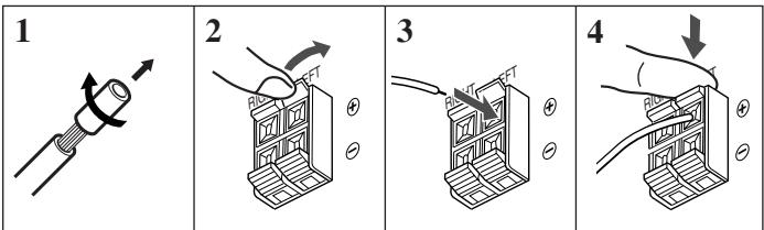 JVC RX-6042S - Connecting the speakers - 1