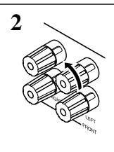 JVC RX-7042S - Speaker connections - 2