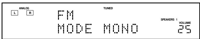 JVC RX-7042S - While listening to an FM station, press FM MODE. - 3