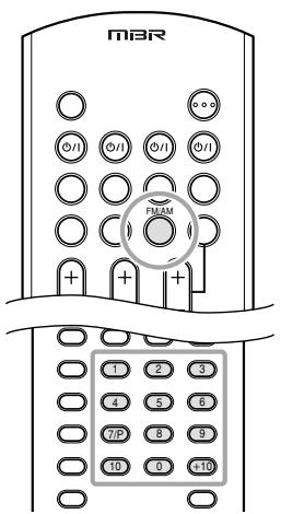 JVC RX-7042S - Press FM/AM PRESET  or  until you find the channel you want. - 1