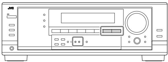 JVC RX-7042S - To tune in to a preset station - 1