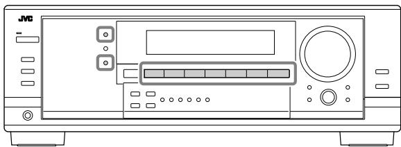JVC RX-7042S - Activating the surround modes manually - 1