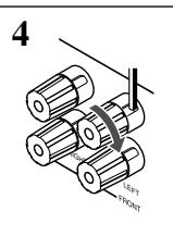 JVC RX-7042S - Speaker connections - 6