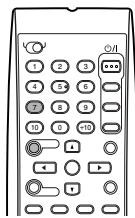 JVC RX-D201S - From the remote control: - 1