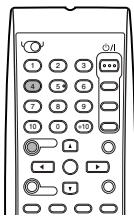 JVC RX-D201S - From the remote control: - 1