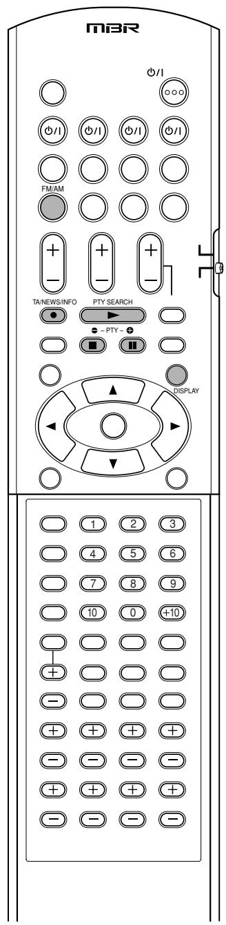 JVC RX-D701S - Using the Radio Data System (RDS) to receive FM stations - 1