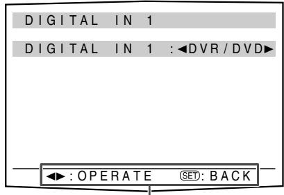 JVC RX-D701S - Button indications on the screen - 2