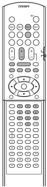 JVC RX-D702B - You can use the supplied remote control to operate not only this receiver but also other JVC products. - 1