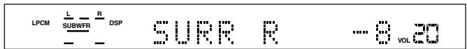 JVC RX-ES1SL - Adjust the surround speaker output levels (from -10 dB to +10 dB). - 1