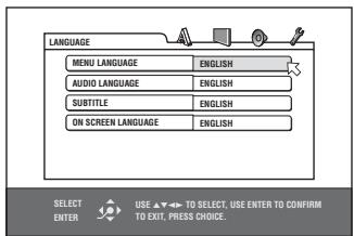 JVC RX-ES1SL - LANGUAGE - 1