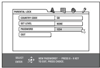JVC RX-ES1SL - Press ENTER to bring up the pull-down menu. - 2