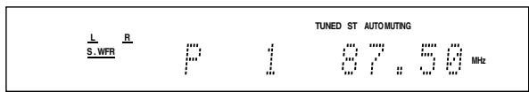 JVC RX-F31S - Turn MULTI JOG to select a preset channel number while "P" appears on the display. - 1